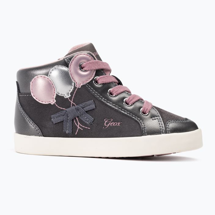 Детски обувки Geox Kilwi тъмно сиво/тъмно розово 2