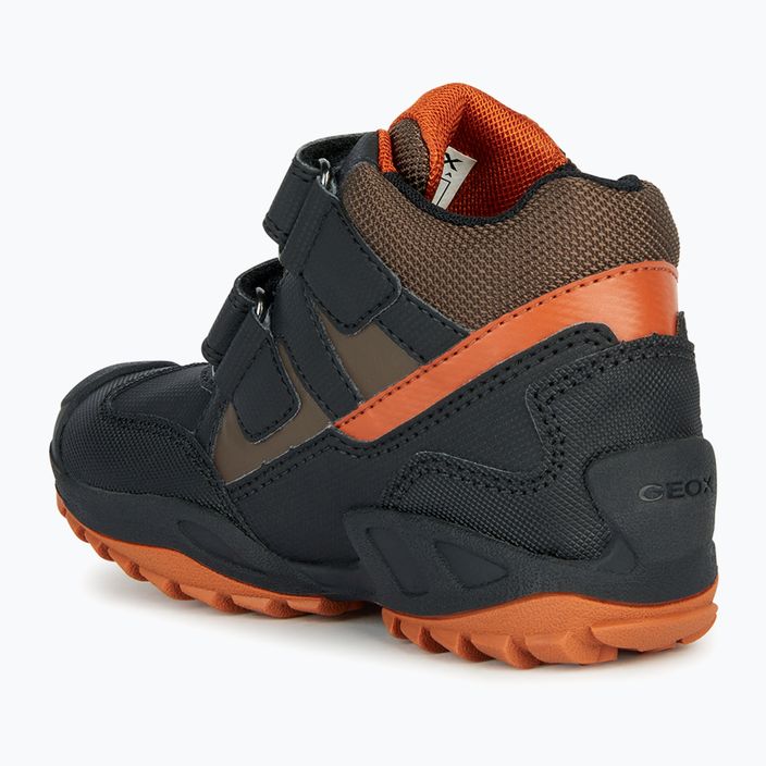 Geox New Savage Abx юношески обувки черно/тъмно оранжево 9