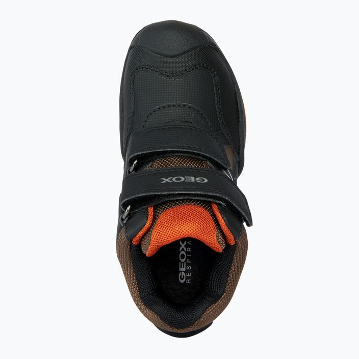 Geox New Savage Abx юношески обувки черно/тъмно оранжево 11
