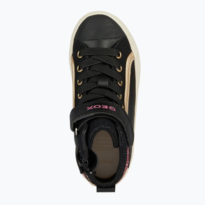 Детски обувки Geox Kalispera черно/тъмно розово 11