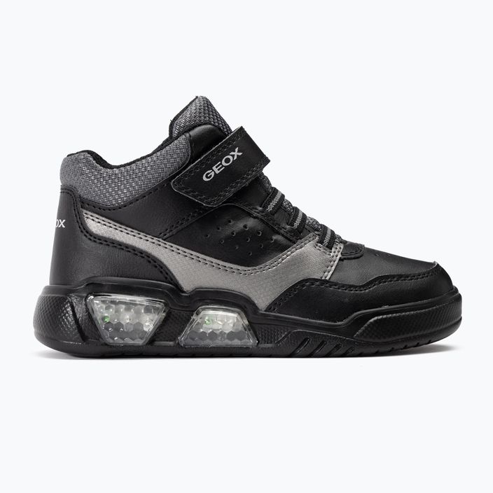Детски обувки Geox Illuminus black/dark grey 2