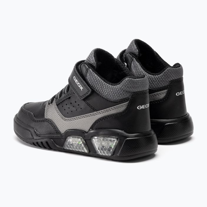 Детски обувки Geox Illuminus black/dark grey 3