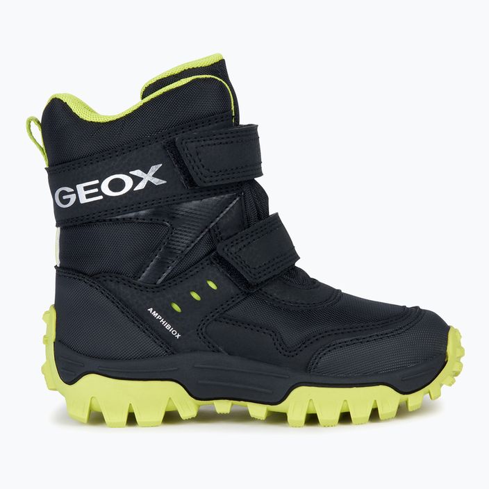 Geox Himalaya Abx юношески обувки черно/светло зелено 8
