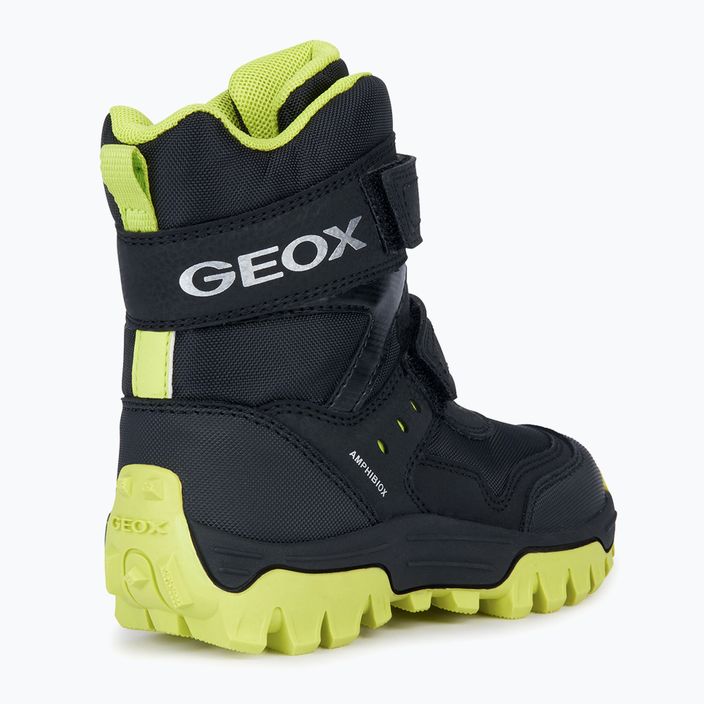 Geox Himalaya Abx юношески обувки черно/светло зелено 10