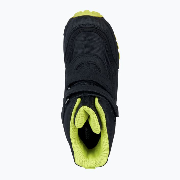 Geox Himalaya Abx юношески обувки черно/светло зелено 11