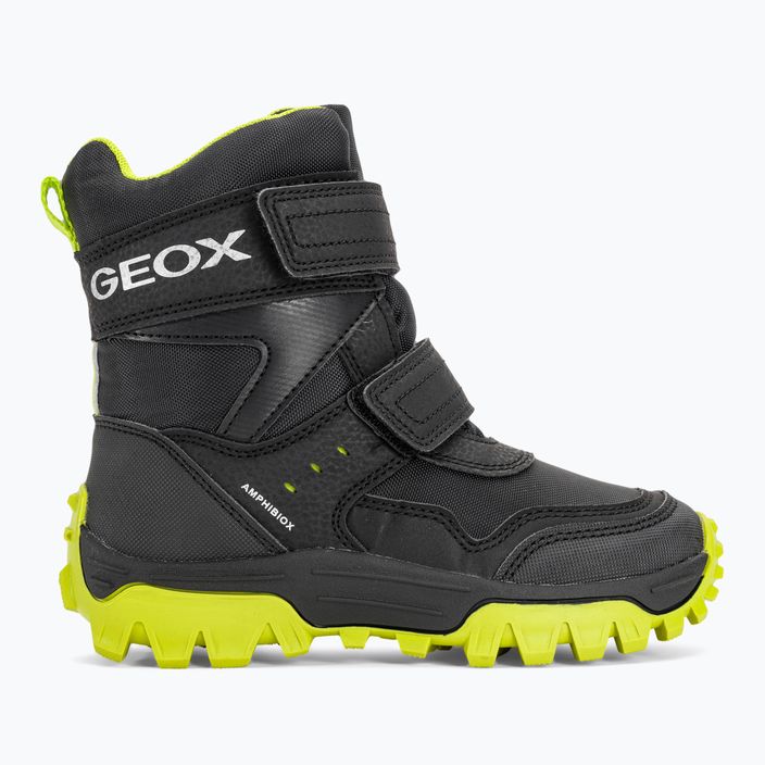Geox Himalaya Abx юношески обувки черно/светло зелено 2