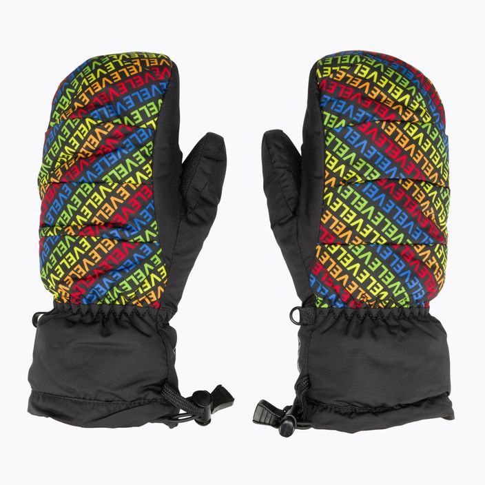 Детски ръкавици за сноуборд Level Rainbow Down JR Mitt с лого 3