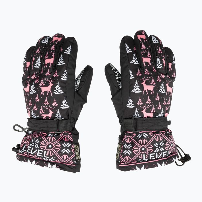 Level Junior нинджа розови детски ски ръкавици 3
