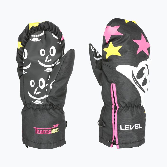 Level Lucky Mitt нинджа розови детски ски ръкавици 6
