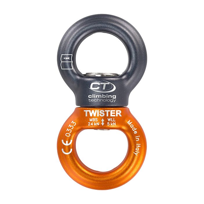 Climbing Technology Twister сив/оранжев въртящ се елемент 2