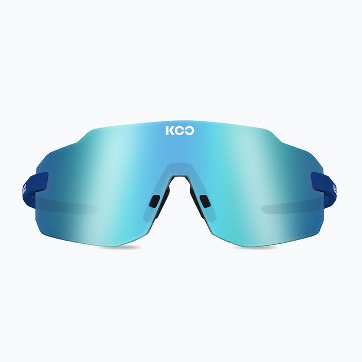 Слънчеви очила Koo Supernova син мат/тюркоазено огледало 2