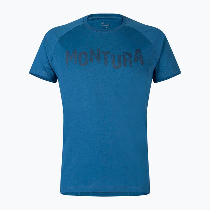 Мъжка тениска Montura Karok deep blue delave