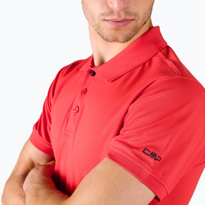 Мъжка червена поло риза CMP 3T60077/C812 4