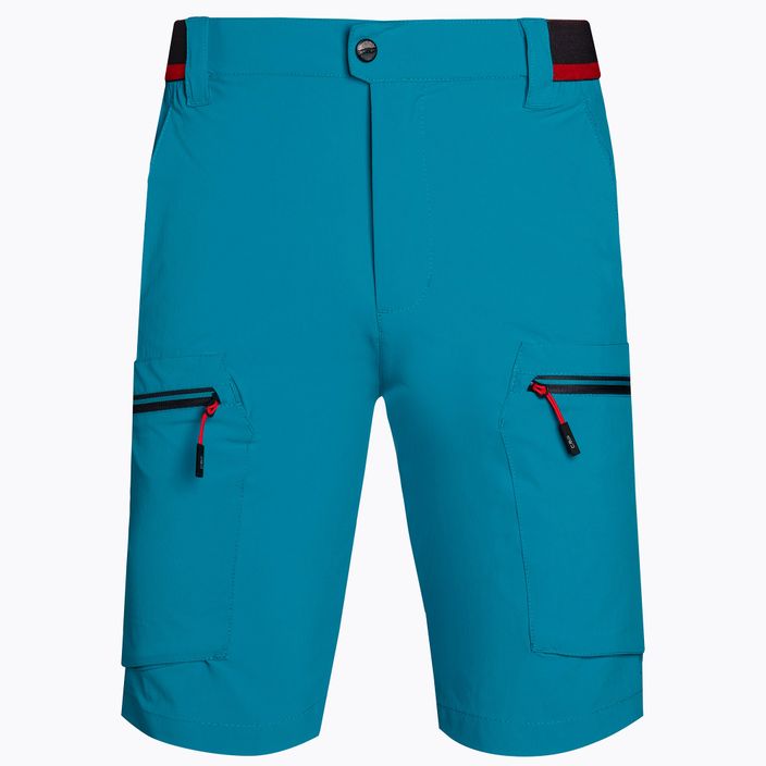 Мъжки къси панталони за трекинг CMP синьо/червено 32T6687/L854