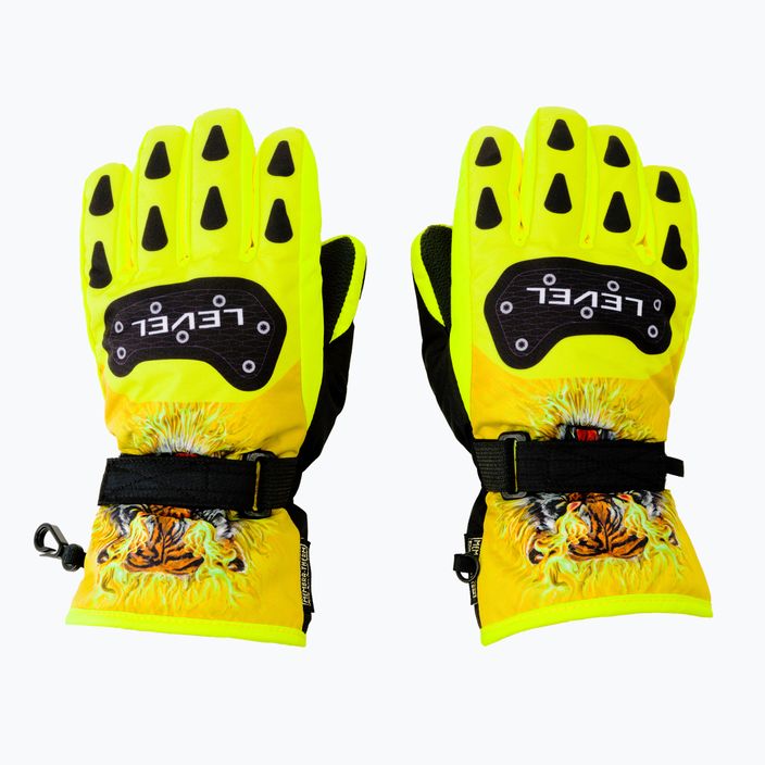 Детски ски ръкавици Level Junior жълти 4152 3