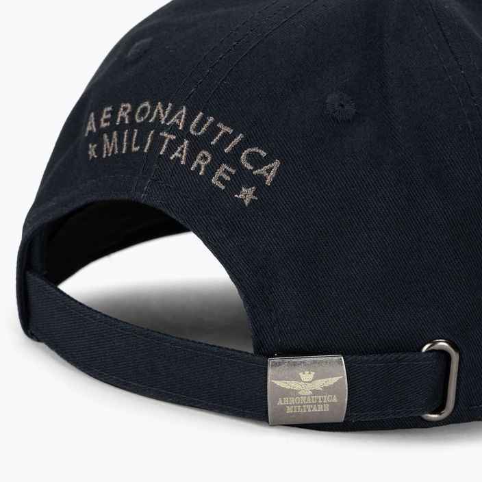 Мъжки Aeronautica Militare Basic с метален орел бейзболна шапка синьо морско 4