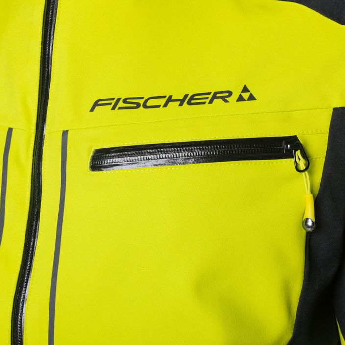 Мъжко ски яке Fischer RC4 жълто 4