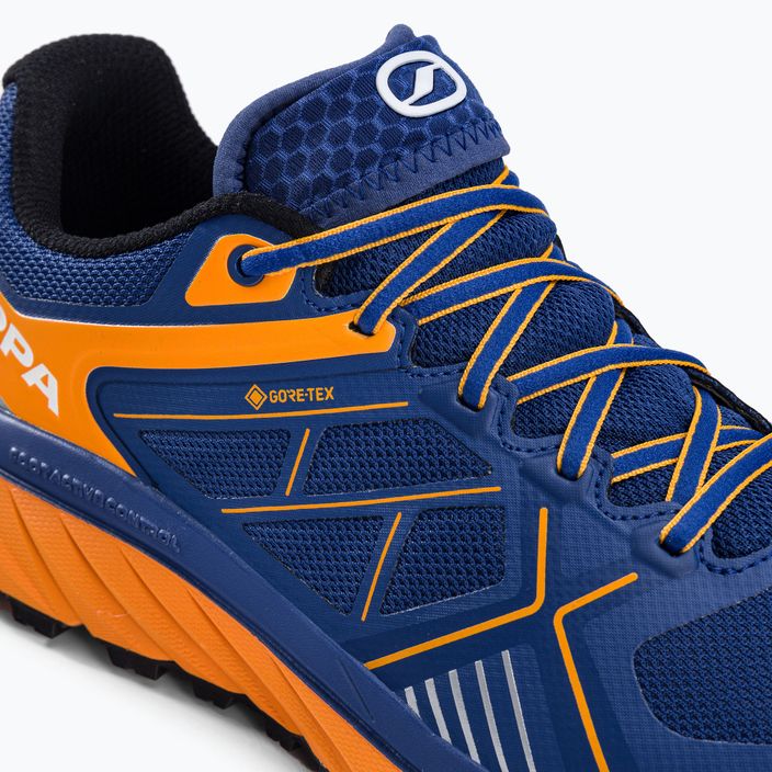 SCARPA Spin Infinity GTX мъжки обувки за бягане тъмносиньо-оранжево 33075-201/2 9