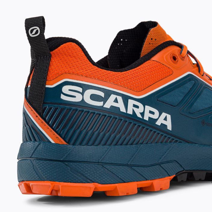 Мъжки обувки за преходи Scarpa Rapid GTX тъмносиньо-оранжево 72701 9