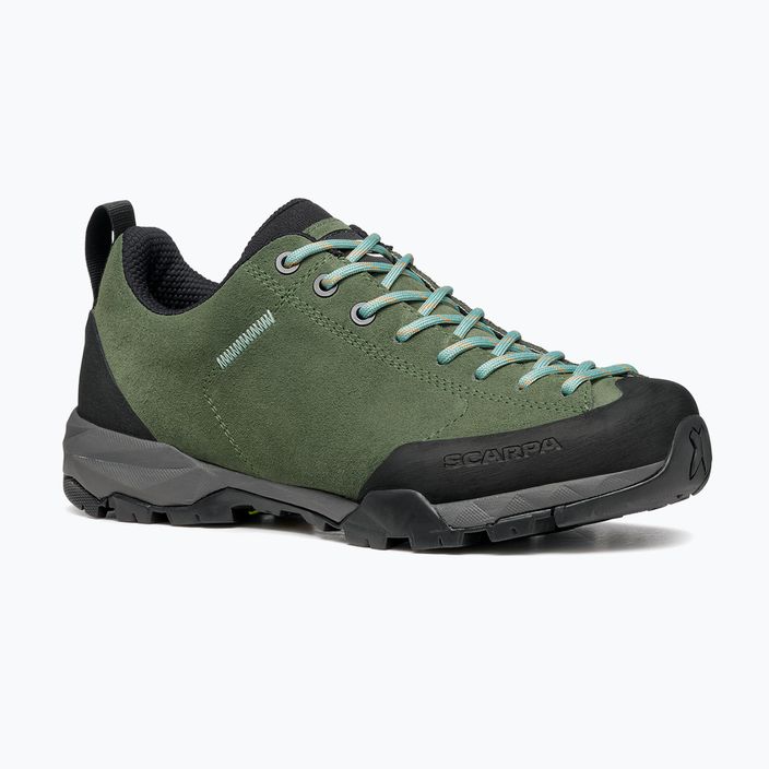 Дамски обувки за преходи Scarpa Mojito Trail зелен-черен 63322 10