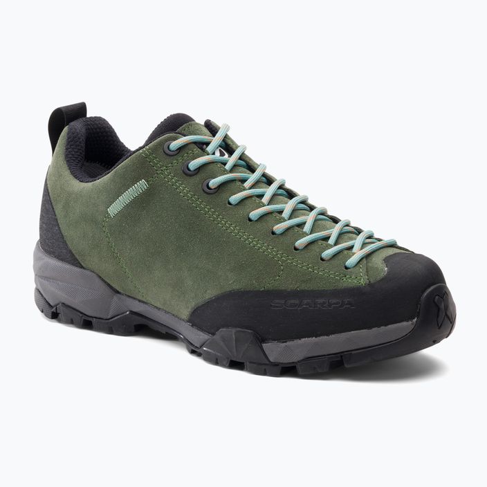 Дамски обувки за преходи Scarpa Mojito Trail зелен-черен 63322