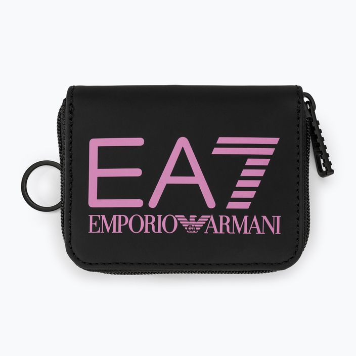 EA7 Emporio Armani Train Zip Around портфейл черно/цикламено 2
