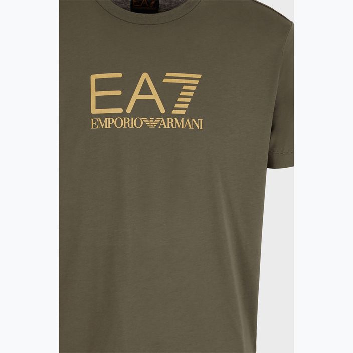 Мъжки EA7 Emporio Armani Train Gold Label Tee Pima Big Logo beetle Тениска 3