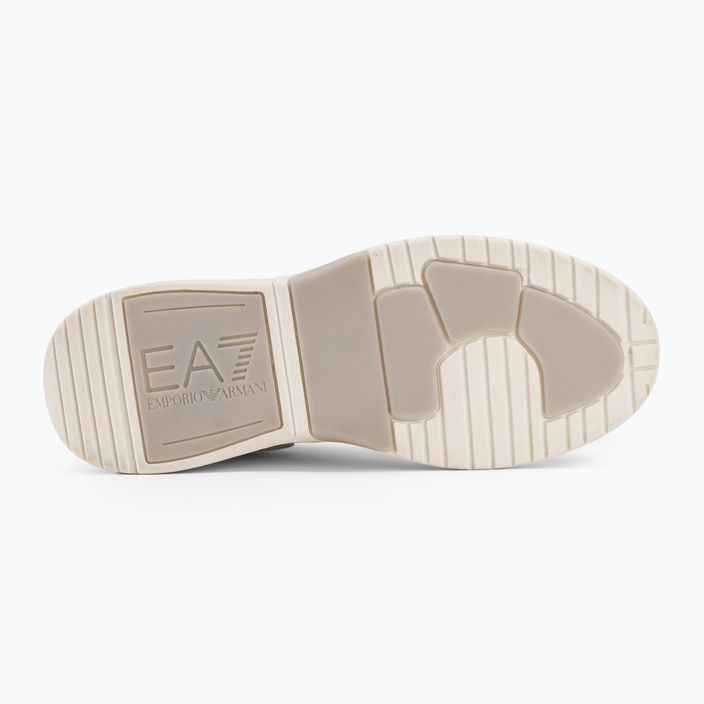 EA7 Emporio Armani Basket Mid бели/преливащи се обувки 4