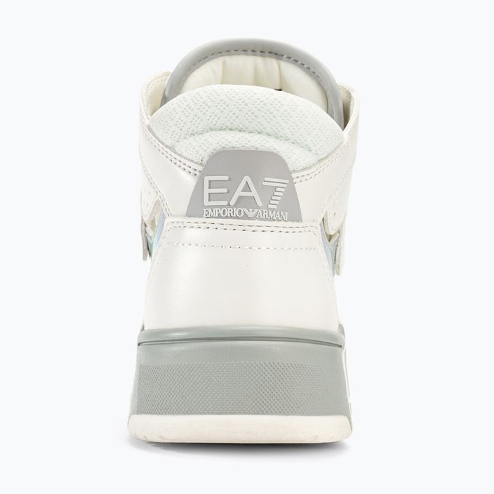 EA7 Emporio Armani Basket Mid бели/преливащи се обувки 6