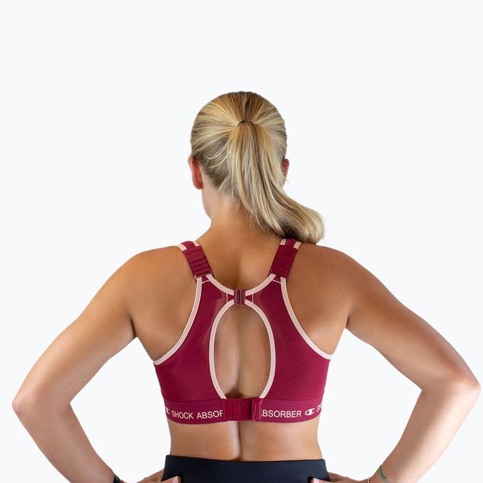 Shock Absorber Ultimate Run Bra Подплатен тибетски червен сутиен за обучение 2