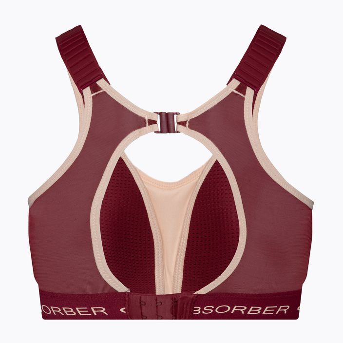 Shock Absorber Ultimate Run Bra Подплатен тибетски червен сутиен за обучение 4