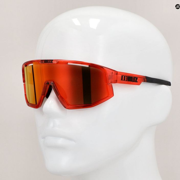 Bliz Fusion S3 прозрачни червени / кафяви червени мулти 52305-44 очила за колоездене 8