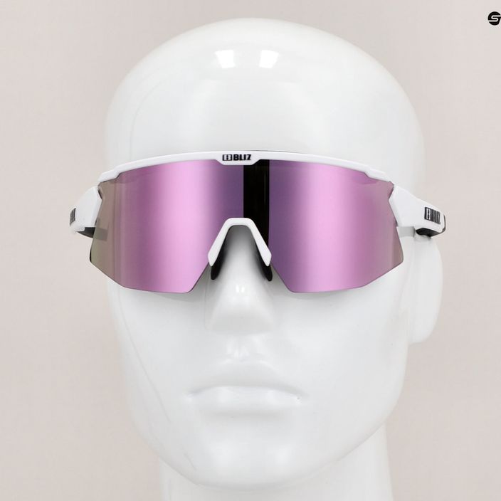 Bliz Breeze S3+S0 матови бели / кафяви розови мулти / прозрачни очила за колоездене P52102-04 8