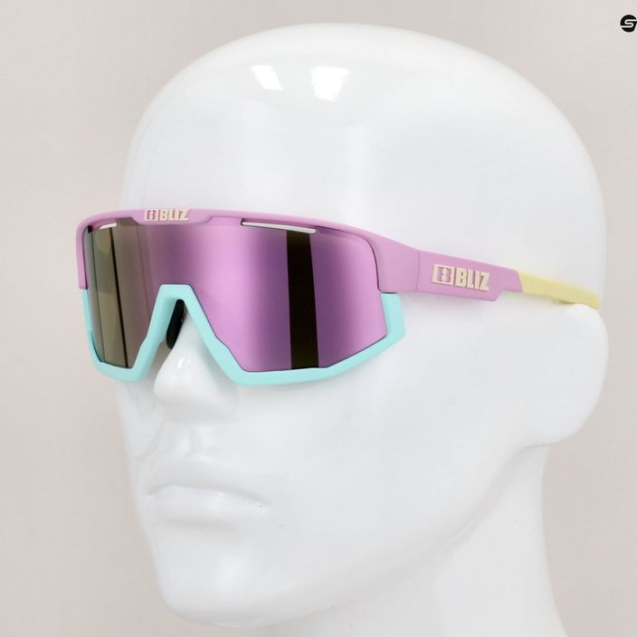 Очила за колоездене Bliz Fusion S3 matt pastel purple yellow logo / brown pink multi 52305-34 8