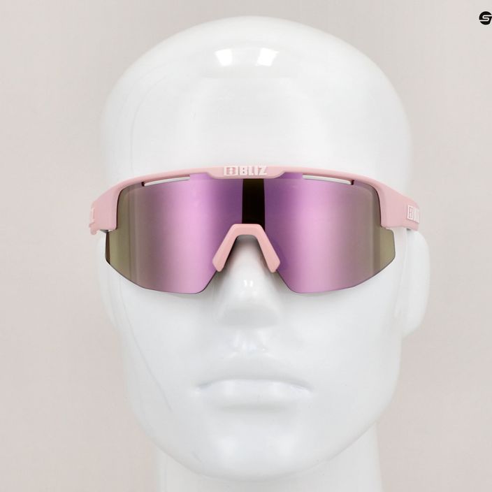 Очила за колоездене Bliz Matrix Small S3 мат прахово розово / кафяво розово мулти 52107-49 7