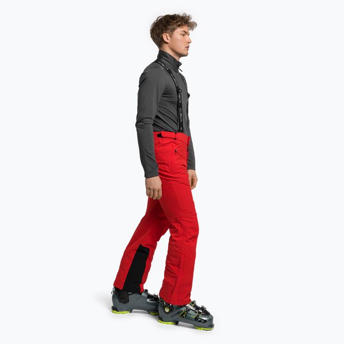 Мъжки ски панталони CMP червен 3W17397N/C580 3
