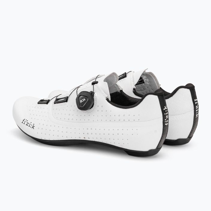 Мъжки обувки за шосе Fizik Tempo Overcurve R4 white and black TPR4OXR1K2010 3