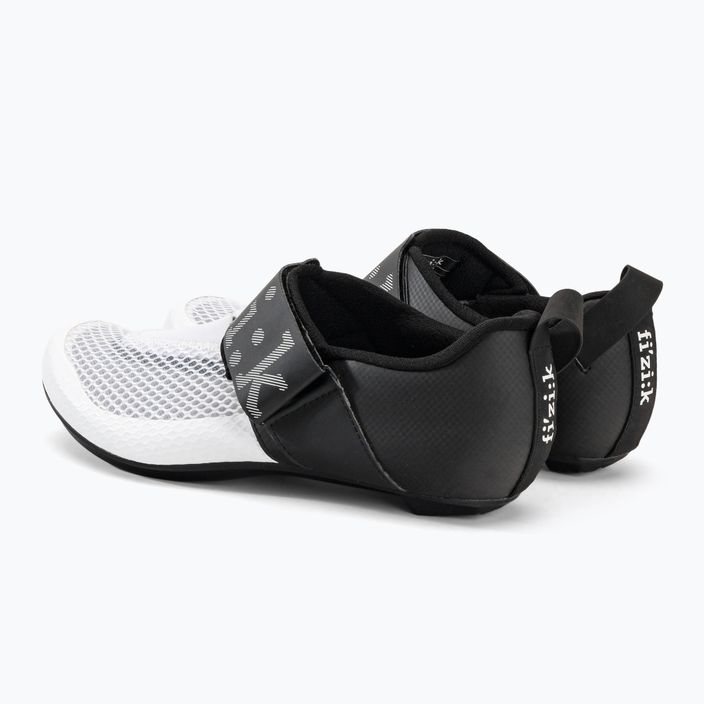 Мъжки обувки за триатлон Fizik Transiro Hydra в бяло и черно TRR5PMR1K2010 3