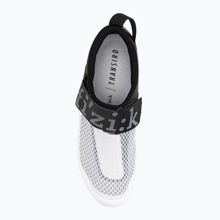 Мъжки обувки за триатлон Fizik Transiro Hydra в бяло и черно TRR5PMR1K2010 6