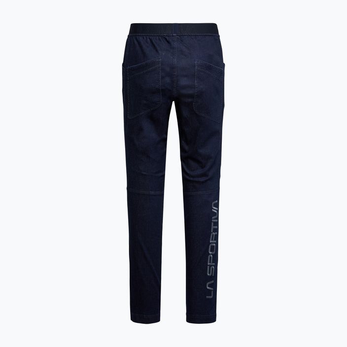 Мъжки панталони за катерене La Sportiva Cave Jeans jeans/deep sea 2