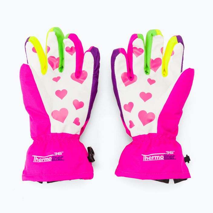 Детски ръкавици за сноуборд Level Lucky pink 4146 2