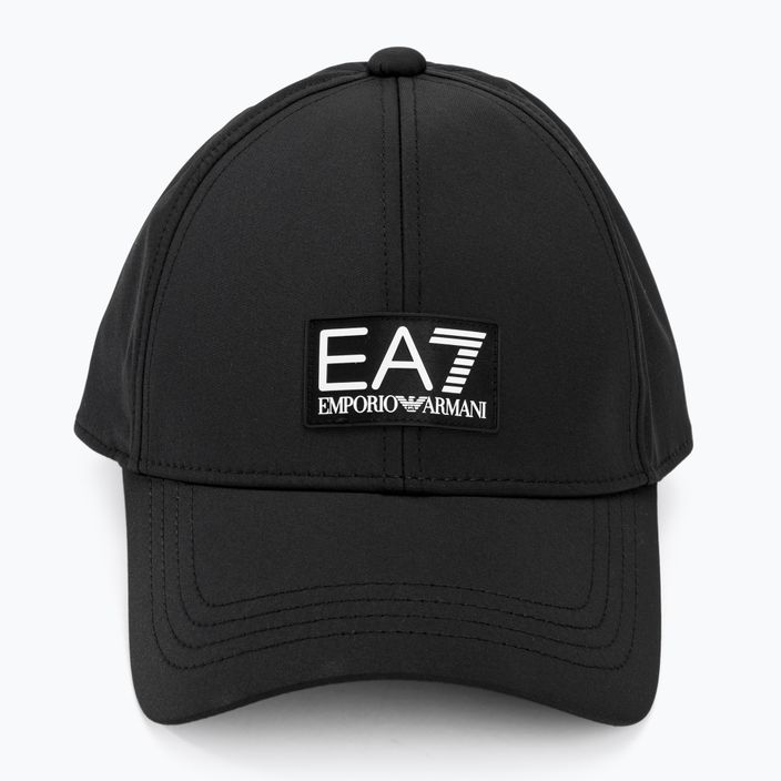 EA7 Emporio Armani Train Core Label черна бейзболна шапка 2