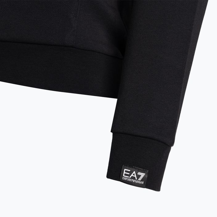 Мъжки EA7 Emporio Armani Train Logo Series Oversize Hoodie с лого Coft black 4