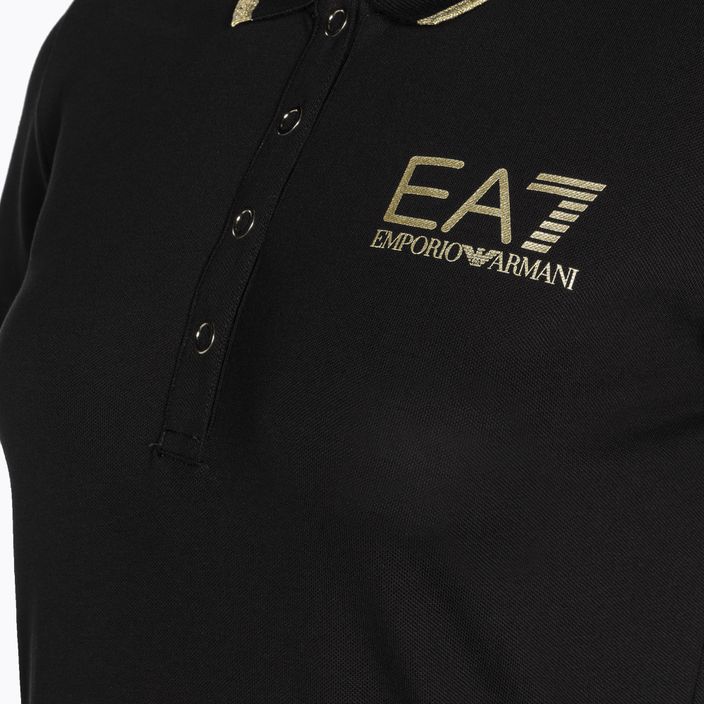 Дамска черна поло блуза EA7 Emporio Armani Train Core 3