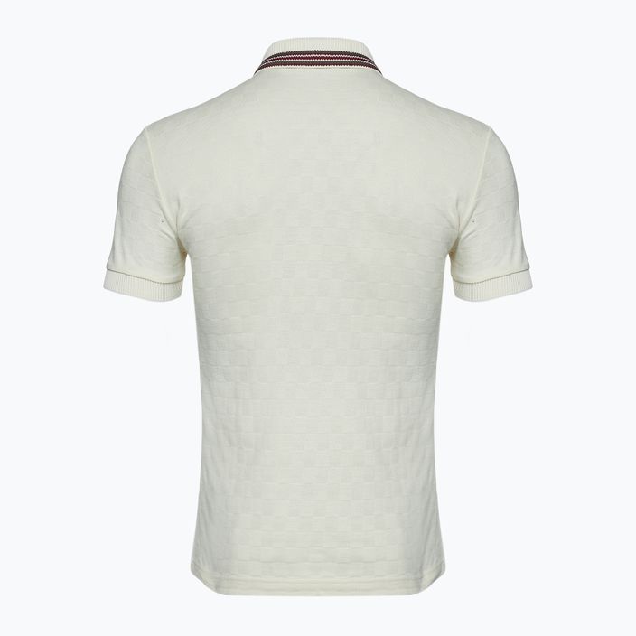 Мъжки EA7 Emporio Armani Golf Pro Polo Check silver birch Тениска 2