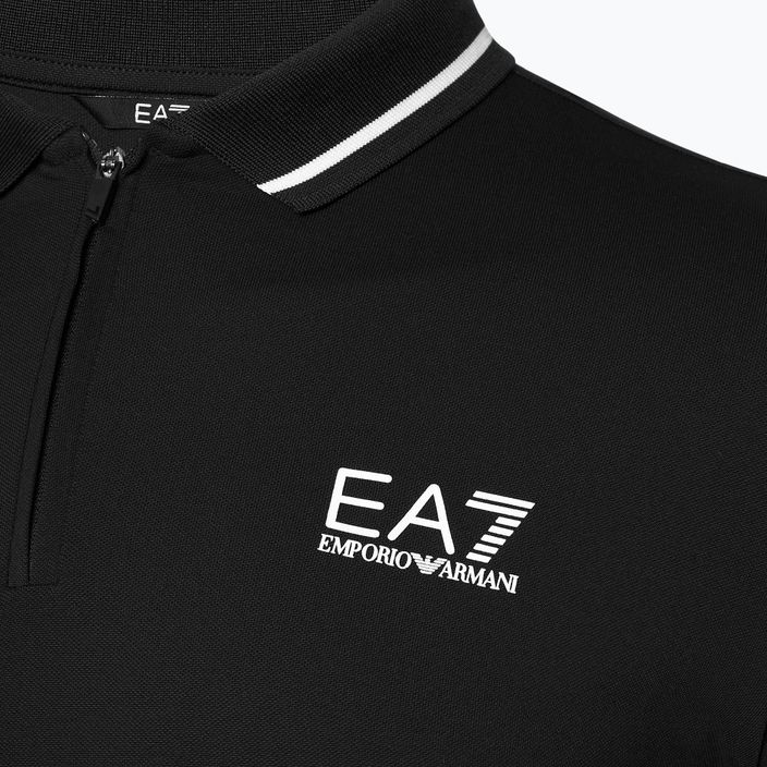 Мъжка тениска EA7 Emporio Armani Golf Pro Polo black 3