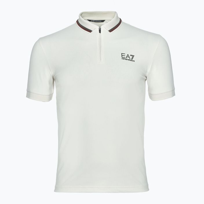 Мъжка тениска EA7 Emporio Armani Golf Pro Polo silver birch