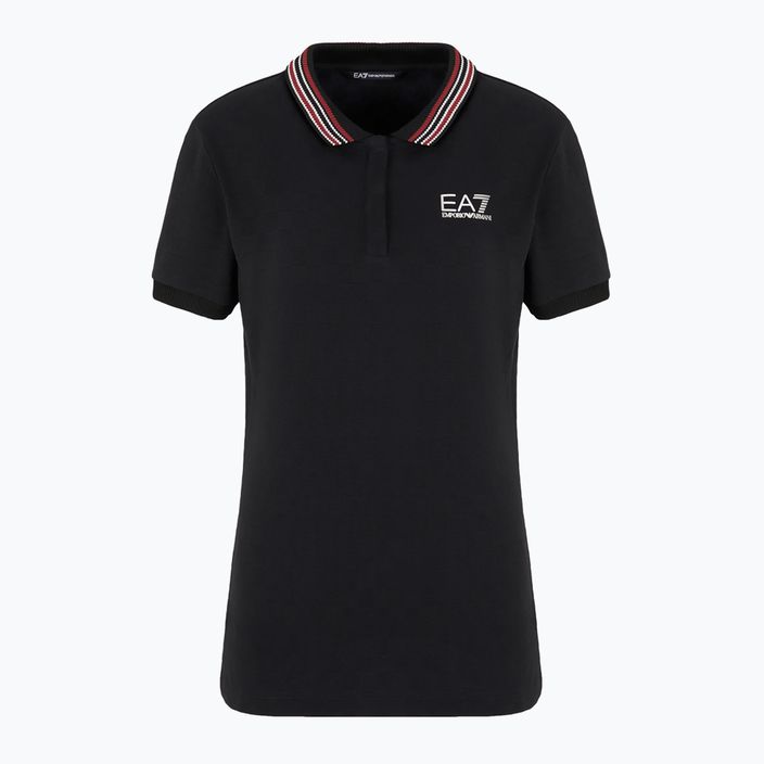 Дамска тениска EA7 Emporio Armani Golf Pro Polo Damier black