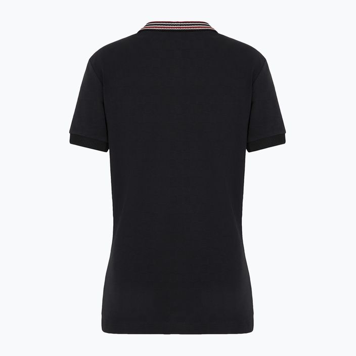 Дамска тениска EA7 Emporio Armani Golf Pro Polo Damier black 2