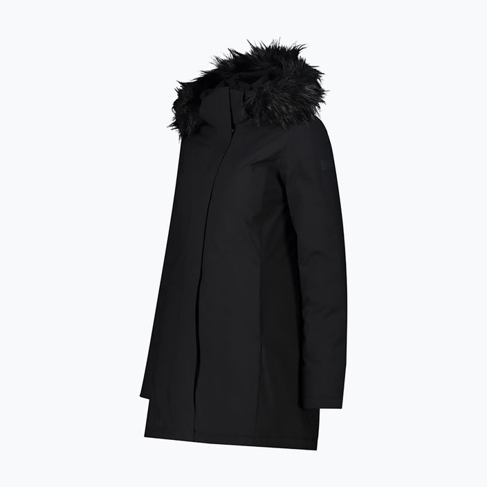 Дамско яке CMP Coat Zip Hood Rain Jacket Black 32K3196F/U901 2